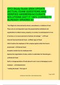 CFCI Study Guide &vert;2024 UPDATE  &vert;ACTUAL EXAM QUESTIONS AND  VERIFIED ANSWERS&sol;ACCURATE  SOLUTIONS &vert;GET IT 100&percnt; CORRECT&excl;&excl;  ALREADY GRADED A&plus;