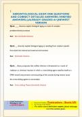 GERONTOLOGICAL EXAM ONE QUESTIONS  AND CORRECT DETAILED ANSWERS &lpar;VERIFIED  ANSWERS&rpar; &vert;&vert;ALREADY GRADED A&plus;&vert;&vert;NEWEST  VERSION