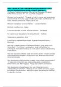 WGU C100 OBJECTIVE ASSESSMENT ACTUAL EXAM 2025&sol;2026 EVALUATION QUESTIONS WITH ANSWERS GRADED A&plus;