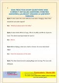 GNA PRACTICE EXAM QUESTIONS AND  CORRECT DETAILED ANSWERS &lpar;VERIFIED  ANSWERS&rpar; &vert;&vert;ALREADY GRADED A&plus;&vert;&vert;NEWEST  VERSION