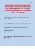 CSET SPANISH SUBTEST V EXAM 2025&vert;  BRAND NEW ACTUAL EXAM WITH 100&percnt;  VERIFIED QUESTIONS AND CORRECT  SOLUTIONS&vert; GUARANTEED VALUE PACK&vert;  ACE YOUR GRADES&period;
