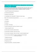 YMCA BLS Study Guide Exam Questions And Answer Graded A&plus; 2025&sol;2026