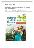 Test Bank For Maternal and Child Health Nursing&colon; Care of the Childbearing and Childrearing Family 8th Edition &lpar; JoAnne Silbert-Flagg&comma; 2025&rpar; All Chapters &vert; Latest Edition 