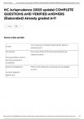 NC Jurisprudence &lpar;2025 update&rpar; COMPLETE QUESTIONS AND VERIFIED ANSWERS &lpar;Elaborated&rpar; Already graded A&plus;&excl;&excl;