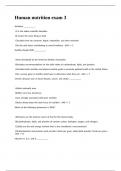 Human nutrition exam 3&period;docx