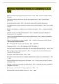 Human Nutrition - Questions and Answers  bundle