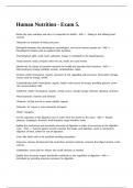 Human Nutrition - Exam 5&period;&period;docx