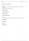CSUF PSYCH 331 EXAM 1 QUESTIONS WITH COMPLETE ANSWERS