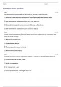ACSM CPT DOMAIN IV QUESTIONS WITH COMPLETE ANSWERS