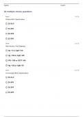 ACSM CPT EQUATIONS QUESTIONS WITH COMPLETE ANSWERS