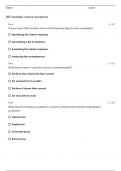 ACSM CPT REVIEW QUESTIONS WITH COMPLETE ANSWERS