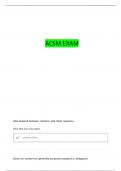 ACSM CPT EXAM QUESTIONS WITH COMPLETE ANSWERS