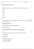 ACSM CPT PREP DOMAIN 3 QUESTIONS WITH COMPLETE ANSWERS