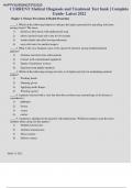 TEST BANK for Current Medical Diagnosis and Treatment&comma; &vert;&vert; ISBN&colon; 9781264269396&period;