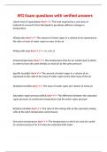 EFD Exam questions with verified answer1&period;