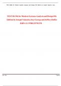  TEST BANK for Modern Systems Analysis and Design 9th  Edition by Joseph Valacich&comma; Joey George and Jeffrey Hoffer  ISBN-13&colon; 9780135791578 