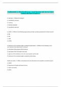 Confidentiality in Allied Health Exam &vert; Actual Questions and Answers Latest Updated 2024&sol;2025 &lpar;Graded A&plus;&rpar;
