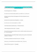 Allied Health Final Exam &vert; Actual Questions and Answers Latest Updated 2024&sol;2025 &lpar;Graded A&plus;&rpar;