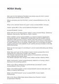 HOSA  exam with 100&percnt; corrrect answers 2025