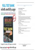  Test Bank for Biology Laboratory Manual 12th Edition Vodopich Updated Version