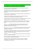 IS-700&period;B- An Introduction to the National Incident Management System Exam Graded A&plus;