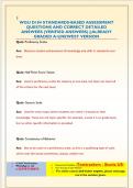D184 WGU STANDARD-BASED ASSESSMENT QUESTIONS AND CORRECT DETAILED ANSWERS &lpar;VERIFIED ANSWERS&rpar; &vert;&vert;ALREADY GRADED A&plus;&vert;&vert;NEWEST VERSION