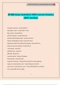 29 RBS Exam Questions With Correct Answers 100% Verified.