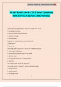 29 RBS Boat Crew BECCE'S Exam Questions With Correct Answers 100% Verified