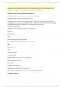 Surgical Prep & Assisting Exam Questions with Verified Answers Latest Version 2025 Already Passed 