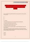 BCEN- Professional Issues in Nursing Exam Questions With Correct Answers 100&percnt; Verified