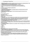 Crossfit Level 1 Trainer Test questions and solutions