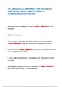 TOSCA TRICENTIS AS1 EXAM NEWEST 2025 WITH ACTUAL  QUESTION AND CORRECT ANSWERS&lpar;DETAILED  ANSWERS&rpar;100&percnt; GUARANTEED PASS&excl;
