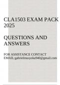 CLA1503 Exam pack 2025&lpar;Commercial Law IC&rpar;