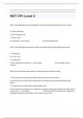  NDT FPI Level 2  Real Exam Prep Questions And Correct Answers With Detailed Rationales&period;