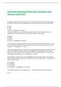 Arithmetic Reasoning PICAT Exam Questions And  Answers Latest 2025 A radar is designed to report the track of an aircraft every second&period; If this radar reports  30 tracks in one minute&comma; what percentage of the time did the radar track the aircraft&quest; A&period; 3&percnt; B&period; 