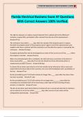 Florida Electrical Business Exam &num;7 Questions With Correct Answers 100&percnt; Verified&period;