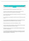 AMMUNITION AND EXPLOSIVES STORAGE SAFETY &lpar;CERT&rpar; &lpar;AMMO 112&rpar; Exam &vert; Actual Questions And Answers Latest Updated 2024&sol;2025 &lpar;Graded A&plus;&rpar;