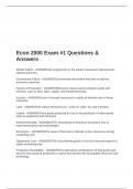 Econ 2000 Exam &num;1 Questions & Answers