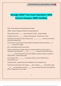 Georgia ADAP Test Exam Questions With Correct Answers 100&percnt; Verified&period;