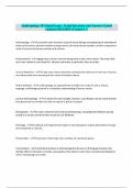 Anthropology 101 Final Exam &vert; Actual Questions and Answers Latest Updated 2024&sol;2025 &lpar;Graded A&plus;&rpar;