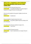 WGU C211 - Competency 4 Pre OA Review Test Exam Questions And Answers Latest Update 2025&period;docx