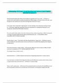Anthropology 101 Exam &vert; Actual Questions and Answers Latest Updated 2024&sol;2025 &lpar;Graded A&plus;&rpar;