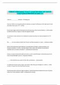 Cultural Anthropology Exam 2 &vert; Actual Questions and Answers Latest Updated 2024&sol;2025 &lpar;Graded A&plus;&rpar;