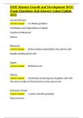 D202 Human Growth and Development WGU Exam Questions And Answers Latest Update 2025&period;docx
