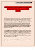 Indiana Property and Casualty Insurance Exam Questions With Correct Answers 100&percnt; Verified&period;