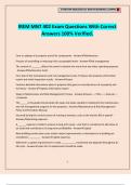 IREM MNT 402 Exam Questions With Correct Answers 100&percnt; Verified&period;