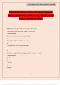 MAN3025 Management and Organizational Communication Exam Questions With Correct Answers 100&percnt; Verified&period;