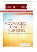 ADVANCED PRACTICE NURSING&colon; ESSENTIALS FOR ROLE DEVELOPMENT 5TH EDITION JOEL&rsquo;S TEST BANK
