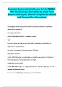Saunders Comprehensive Review for the NCLEX-RN&reg; Examination&comma; 9th Edition by Linda Anne Silvestri and Angela Silvestri Complete Questions and Answers Pass Guaranteed