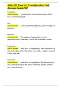 Math 225 Final 2&period;0 Exam Questions And Answers Latest 2025&period;docx
